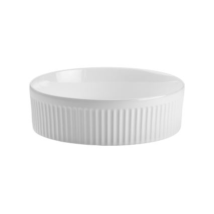 COMAD BEYOND 2 WHITE (E-6565) - Мивка за плот BEYOND, Ø 36 см, керамика/бял гланц