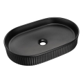 COMAD BEYOND 3 BLACK (E-6531) - Мивка за плот BEYOND 56x36 см керамика/матово черно