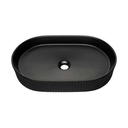 COMAD BEYOND 3 BLACK ( E-6531 ) - Мивка за вграждане в плот BEYOND 56x36 см  керамика/матово черен