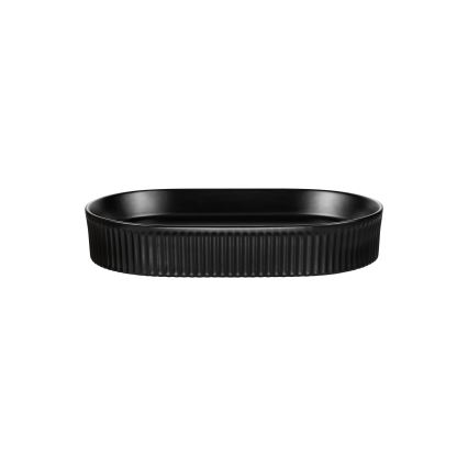 COMAD BEYOND 3 BLACK ( E-6531 ) - Мивка за вграждане в плот BEYOND 56x36 см  керамика/матово черен