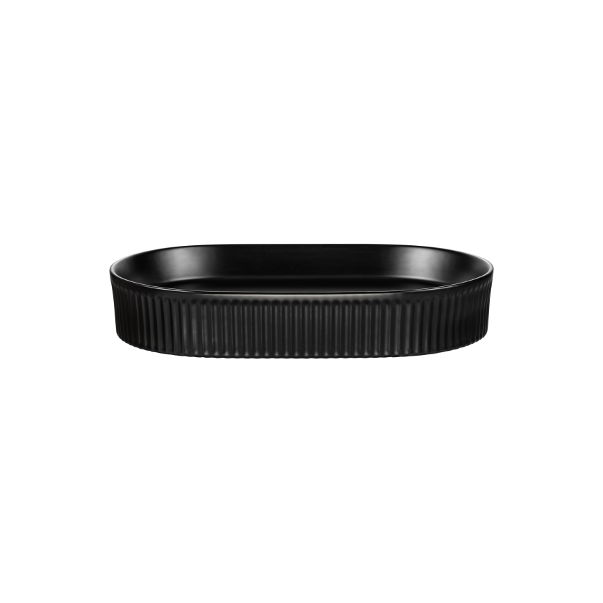 COMAD BEYOND 3 BLACK ( E-6531 ) - Мивка за вграждане в плот BEYOND 56x36 см  керамика/матово черен