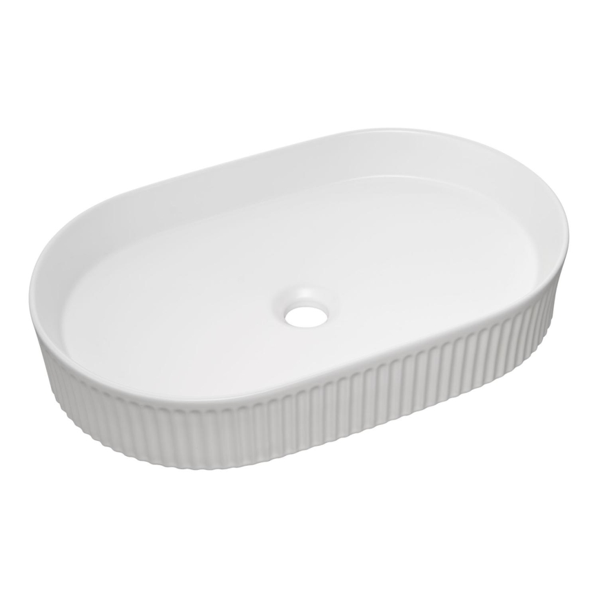 COMAD BEYOND 3 WHITE (E-6531) - Мивка за плот BEYOND 56x36 см, керамика/бял гланц
