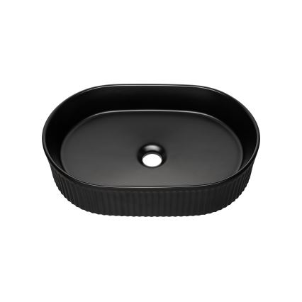 COMAD BEYOND 5 BLACK ( E-6564 ) - Мивка за вграждане в плот BEYOND 48x32,5 см керамика/матово черен