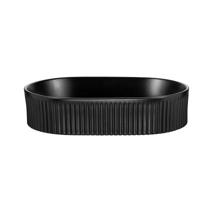 COMAD BEYOND 5 BLACK ( E-6564 ) - Мивка за вграждане в плот BEYOND 48x32,5 см керамика/матово черен