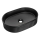 COMAD BEYOND 5 BLACK ( E-6564 ) - Мивка за вграждане в плот BEYOND 48x32,5 см керамика/матово черен