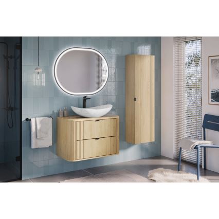 COMAD OVALIA CREMONA 82-80-46-2S - Шкаф под мивка OVALIA 52x80 см, дъб Кремона