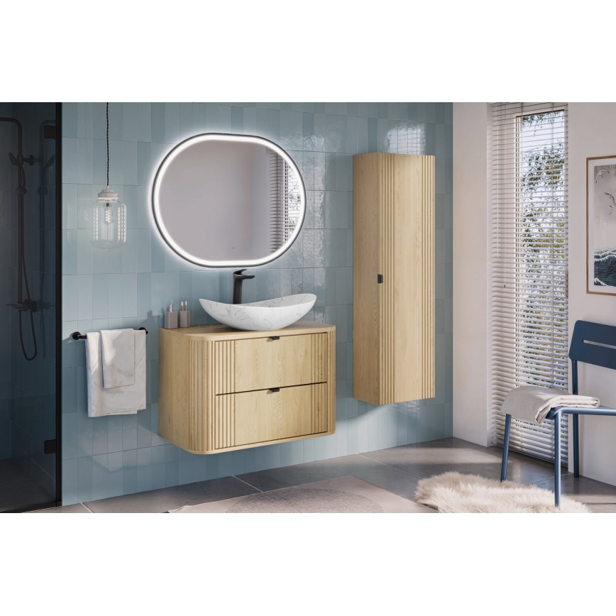 COMAD OVALIA CREMONA 82-80-46-2S - Шкаф под мивка OVALIA 52x80 см, дъб Кремона