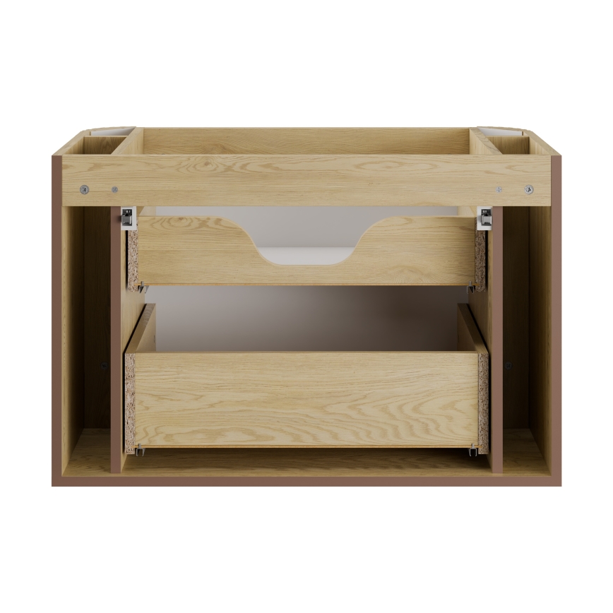 COMAD OVALIA CREMONA 82-80-46-2S - Шкаф под мивка OVALIA 52x80 см, дъб Кремона