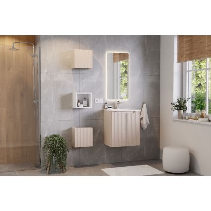 COMAD SKY 3 60CM DP ( E-8099-3-60 ) - Мивка за вграждане SKY 61x40 см керамика/матово бял