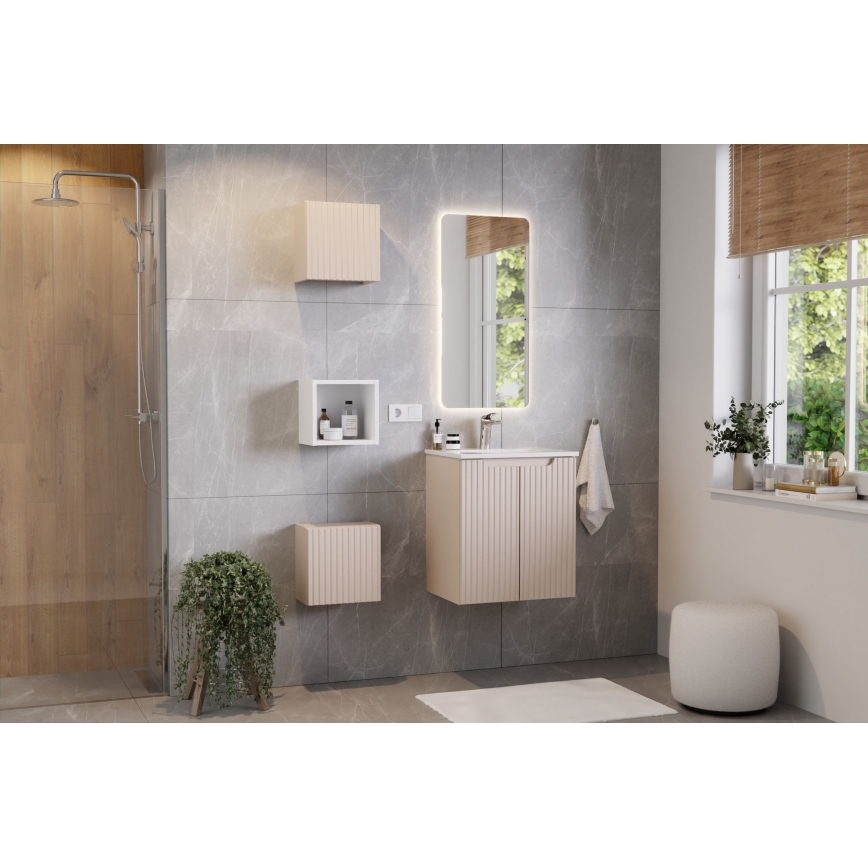 COMAD SKY 3 60CM DP ( E-8099-3-60 ) - Мивка за вграждане SKY 61x40 см керамика/матово бял