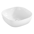 COMAD UM-6252 SMILE 40 DP - Мивка за плот SMILE 41x41 см керамика/бял гланц