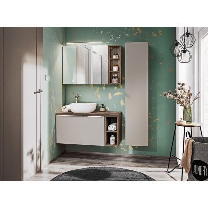 COMAD UM-6252 SMILE 40 DP - Мивка за вграждане в плот SMILE 41x41 см керамика/блестящо бял