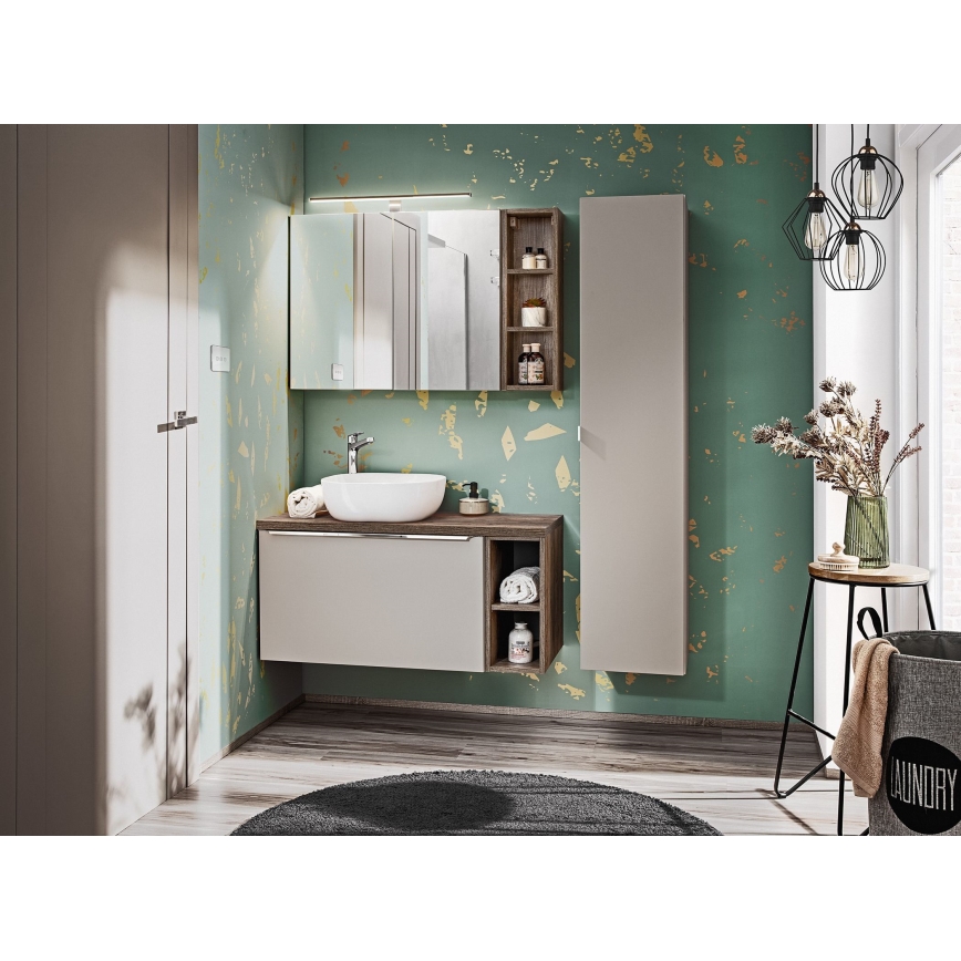 COMAD UM-6252 SMILE 40 DP - Мивка за вграждане в плот SMILE 41x41 см керамика/блестящо бял