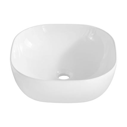 COMAD UM-6252 SMILE 40 DP - Мивка за вграждане в плот SMILE 41x41 см керамика/блестящо бял