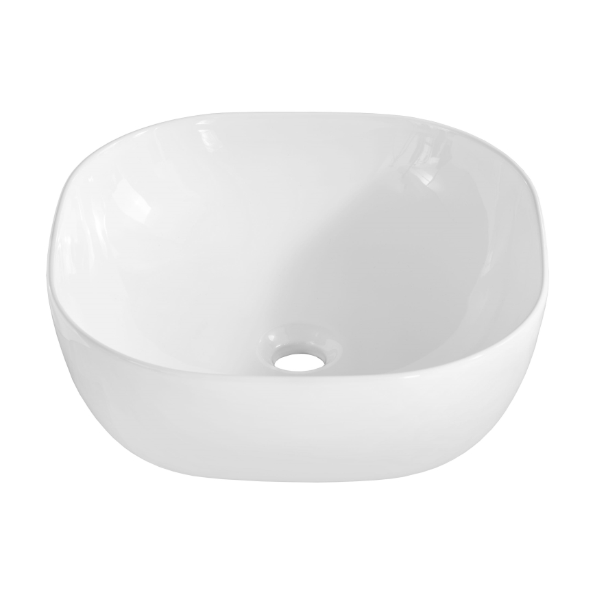 COMAD UM-6252 SMILE 40 DP - Мивка за вграждане в плот SMILE 41x41 см керамика/блестящо бял