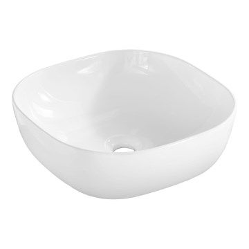COMAD UM-6252 SMILE 40 DP - Мивка за вграждане в плот SMILE 41x41 см керамика/блестящо бял