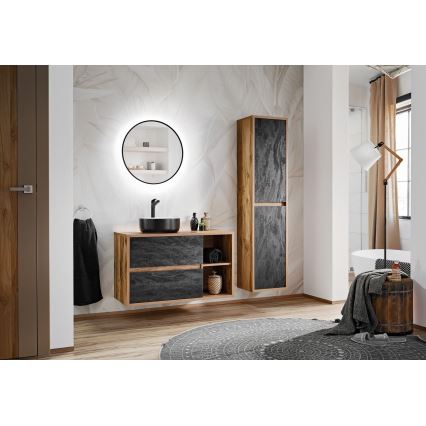 COMAD UM-6259 SIMPLE 8. - Мивка за вграждане в плот SIMPLE Ø 36 см керамика/матово бял/матово черен