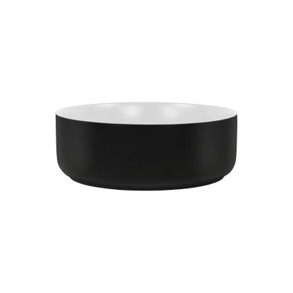 COMAD UM-6259 SIMPLE 8. - Мивка за вграждане в плот SIMPLE Ø 36 см керамика/матово бял/матово черен