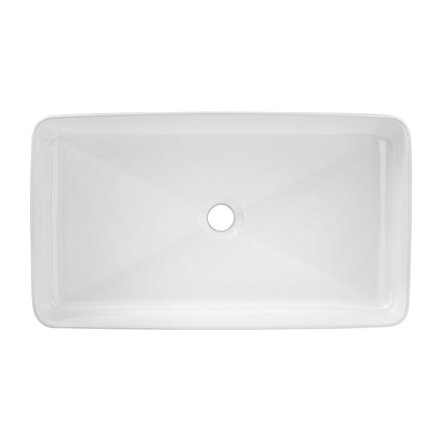 COMAD UM-6275 SLIM 60 БЯЛ DP - Мивка за вграждане в плот SLIM 61x34 см керамика/блестящо бял