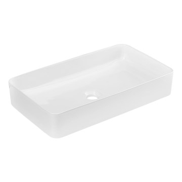 COMAD UM-6275 SLIM 60 БЯЛ DP - Мивка за вграждане в плот SLIM 61x34 см керамика/блестящо бял