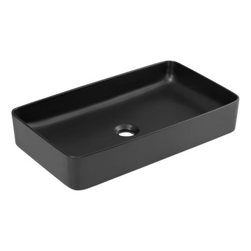 COMAD UM-6275 SLIM 60 BLACK DP - Мивка за вграждане в плот SLIM 61x34 см керамика/матов черен