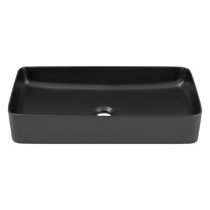 COMAD UM-6275 SLIM 60 BLACK DP - Мивка за вграждане в плот SLIM 61x34 см керамика/матов черен