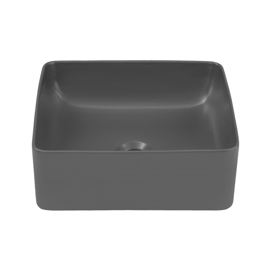 COMAD UM-6276 SLIM 40 GREY DP - Мивка за вграждане в плот SLIM 37x37 см керамика/матов сив