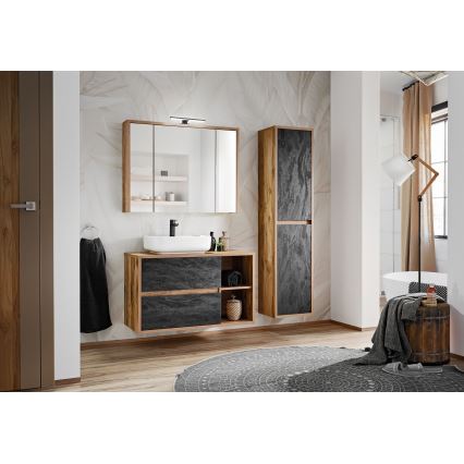 COMAD UM-6288 MAGIC 40 DP - Мивка за вграждане в плот MAGIC 40x40 см керамика/блестящо бял