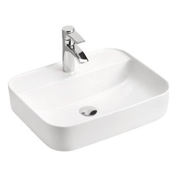 COMAD UM-6289 MAGIC 50 DP - Мивка за вграждане в плот MAGIC 50x40 см керамика/блестящо бял