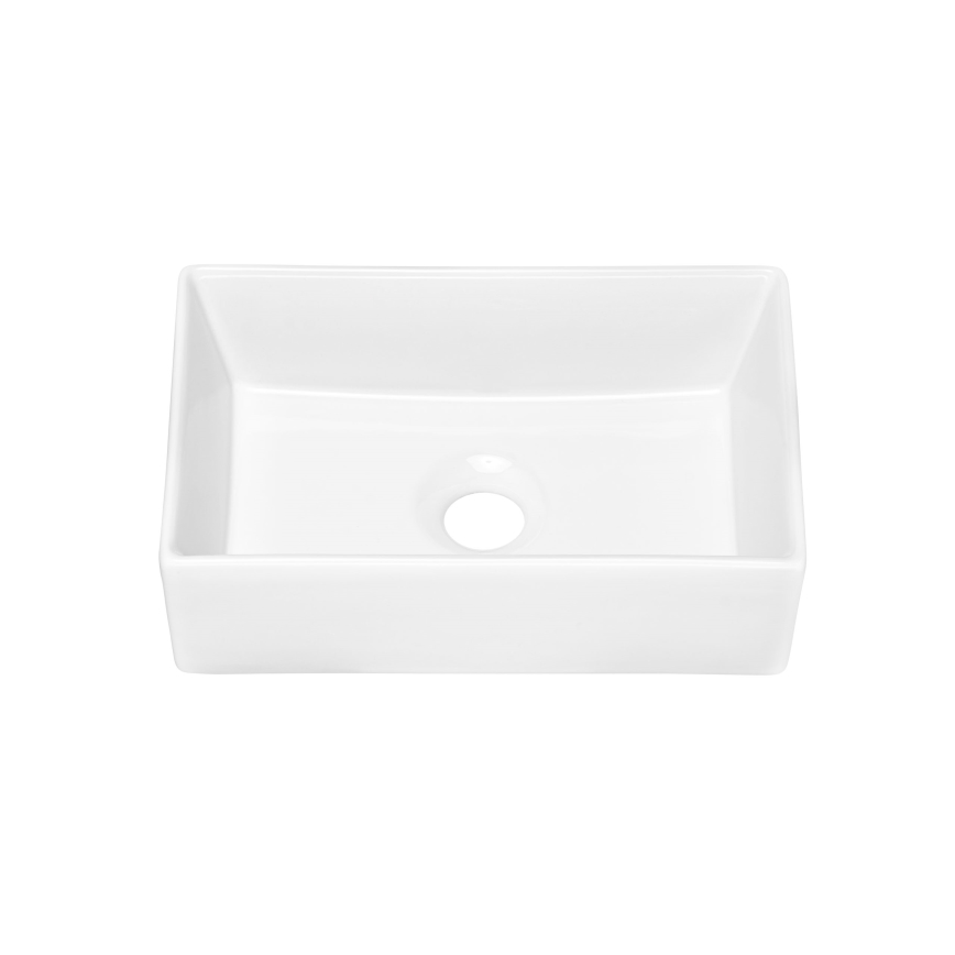 COMAD UN-GAJA35-SW 78570A(35) - Мивка за вграждане в плот GAJA 35x22 см керамика/блестящо бял