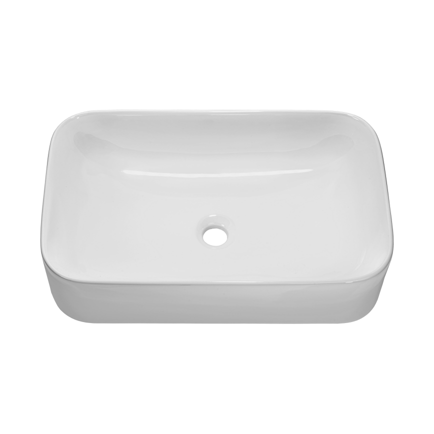 COMAD UN-KATI60-SW 7857B(60) - Мивка за вграждане в плот KATI 61x38 см керамика/блестящо бял