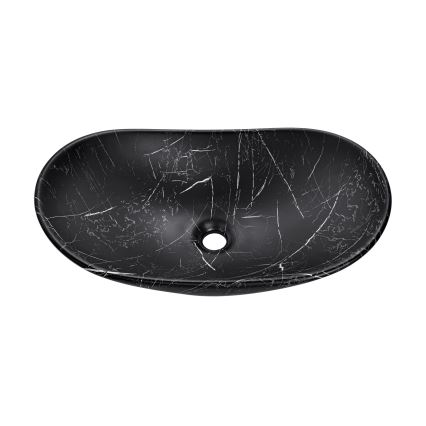 COMAD UN-LENA-MB2 - Мивка за вграждане в плот LENA 61,5x36 см керамика/матов черен