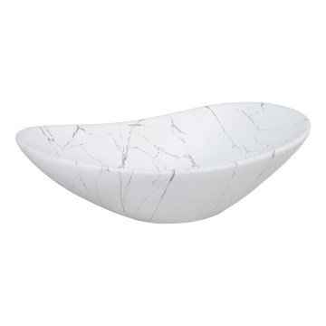 COMAD UN-LENA-MW17 - Мивка за вграждане в плот LENA 61,5x36 см керамика/матово бял