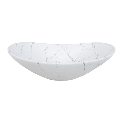 COMAD UN-LENA-MW17 - Мивка за вграждане в плот LENA 61,5x36 см керамика/матово бял