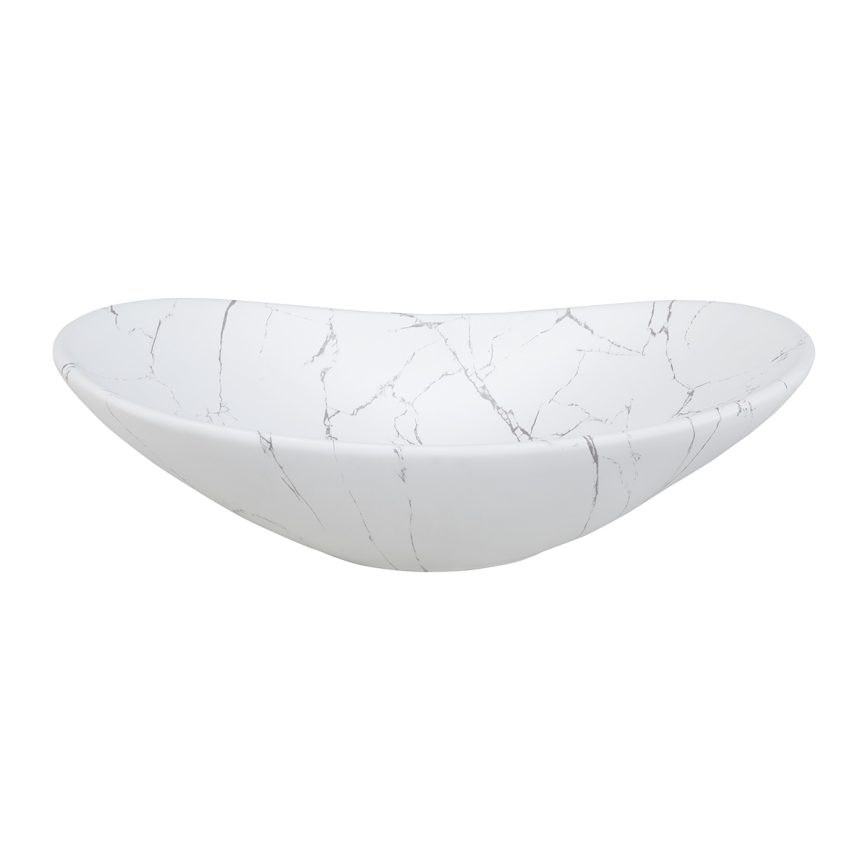 COMAD UN-LENA-MW17 - Мивка за вграждане в плот LENA 61,5x36 см керамика/матово бял