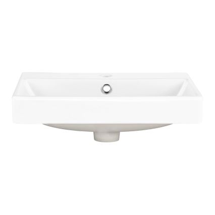 COMAD UN-RITA-GW-60 - Мивка за вграждане в плот RITA 60x40 см керамика/блестящо бял