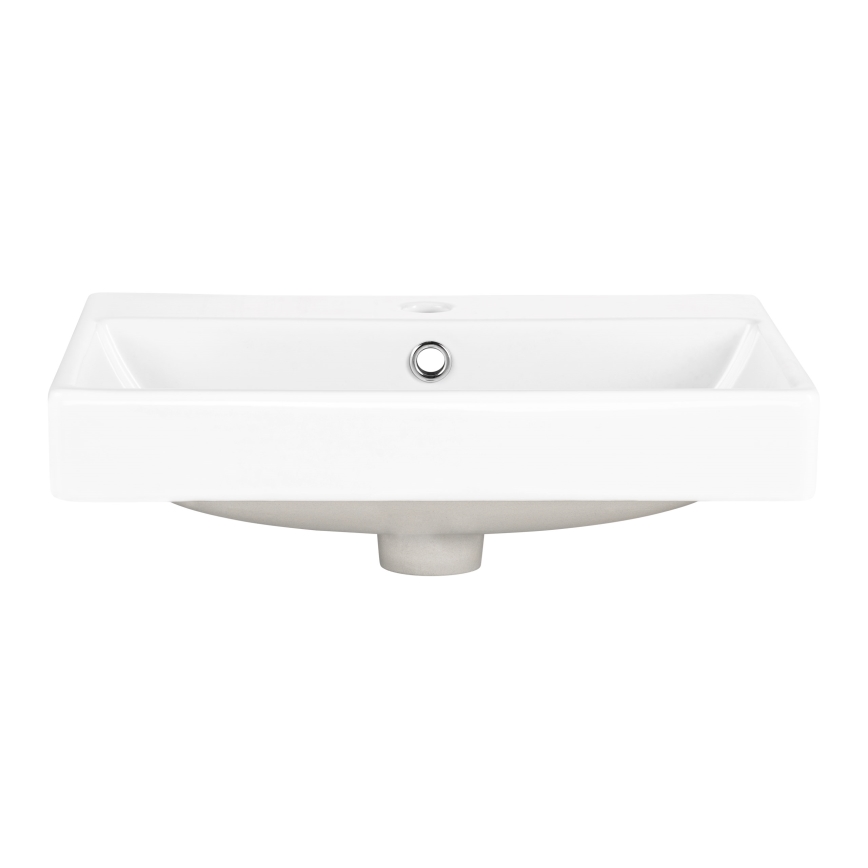 COMAD UN-RITA-GW-60 - Мивка за вграждане в плот RITA 60x40 см керамика/блестящо бял