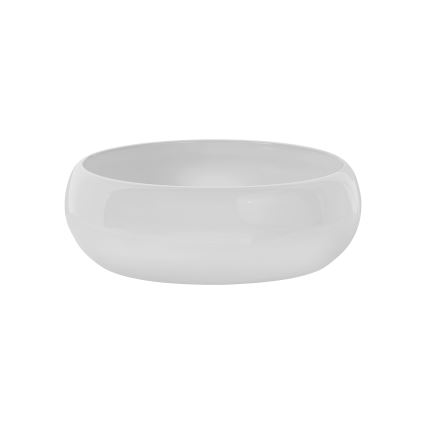 COMAD UN-WIKI-SW - Мивка за вграждане в плот WIKI Ø 36 см керамика/блестящо бял