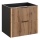 COMAD XILO BLACK WOTAN 82-60-D-2S - Шкаф под мивка XILO 57x60,2 cm, черен/дъб wotan