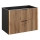 COMAD XILO BLACK WOTAN 82-80-D-2S - Шкаф за баня под мивка XILO 57x80,2 см, черен/дъб wotan