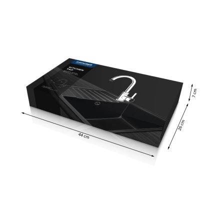 Concept BDG3334BC - Смесител за мивка 33,5 см, гранит/черен