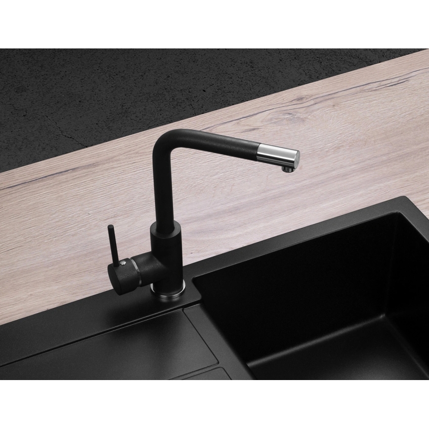 Concept BDG4327BC - Смесител за мивка 27,3 см гранит/черен