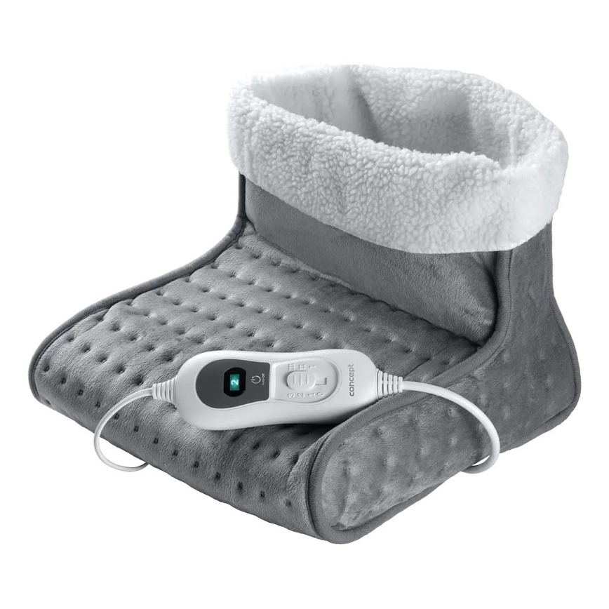 Concept BV1020 - Електрическа подгряваща обувка 100W/230V 30x30 cm сива/бяла
