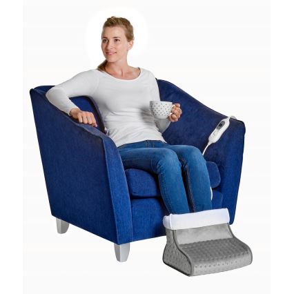 Concept BV1020 - Електрическа подгряваща обувка 100W/230V 30x30 cm сива/бяла