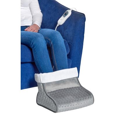 Concept BV1020 - Електрическа подгряваща обувка 100W/230V 30x30 cm сива/бяла