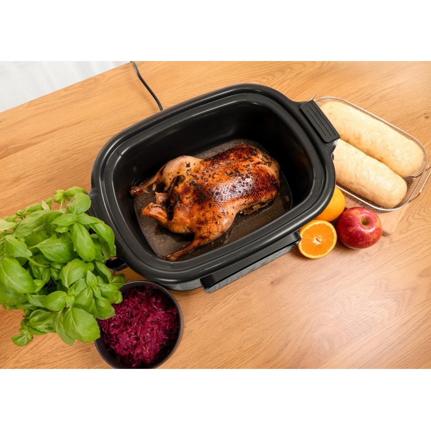 Concept CK9000 - Мултифункционална електрическа тенджера 6 л 10 в 1 1250 W/230 V неръждаема стомана