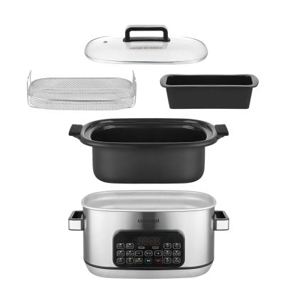 Concept CK9000 - Мултифункционална електрическа тенджера 6 л 10 в 1 1250 W/230 V неръждаема стомана