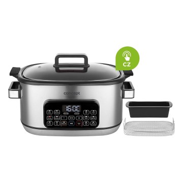 Concept CK9000 - Мултифункционална електрическа тенджера 6 л 10 в 1 1250 W/230 V неръждаема стомана