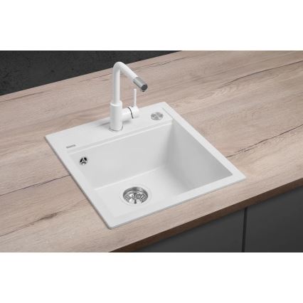Concept DG00C50WH - Кухненска мивка CUBIS 49 x 51 см, гранит/бяла
