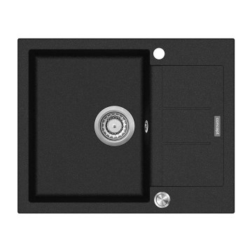 Concept DG05C45BC - Кухненска мивка CUBIS 50x62 см гранит/черна